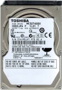 TOSHIBA MK3276GSX 320GB 5400 RPM 8MB Cache 2,5